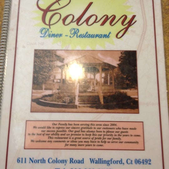 Photo taken at Colony Diner &amp; Restaurant by Alex F. on 3/1/2012