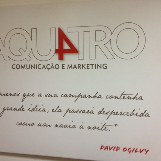 Das Foto wurde bei Aquatro - Comunicação e Marketing von Leonardo C. am 5/31/2012 aufgenommen