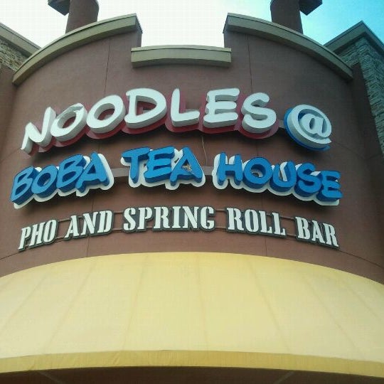 Photo taken at Noodles @ Boba Tea House by Tiffany b. on 3/22/2012