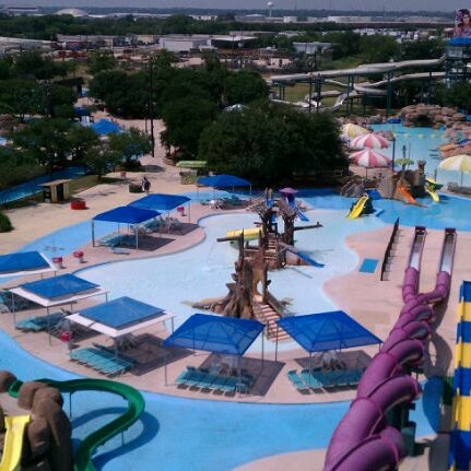 Photo taken at Splashtown San Antonio by James K. on 5/11/2012