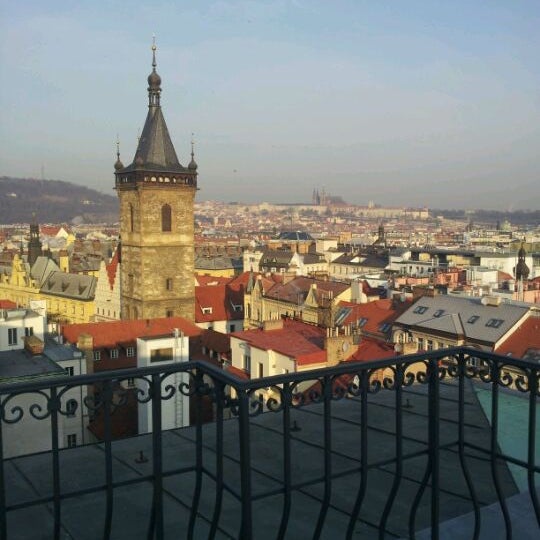 Photo taken at Hotel Suite Home Prague by Martina L. on 3/7/2012