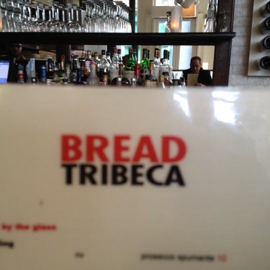 Photo taken at Bread Tribeca by Hopkinson R. on 4/28/2012