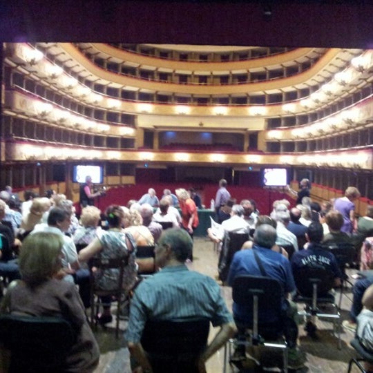 Photo taken at Teatro Verdi by Fulvio P. on 6/23/2012