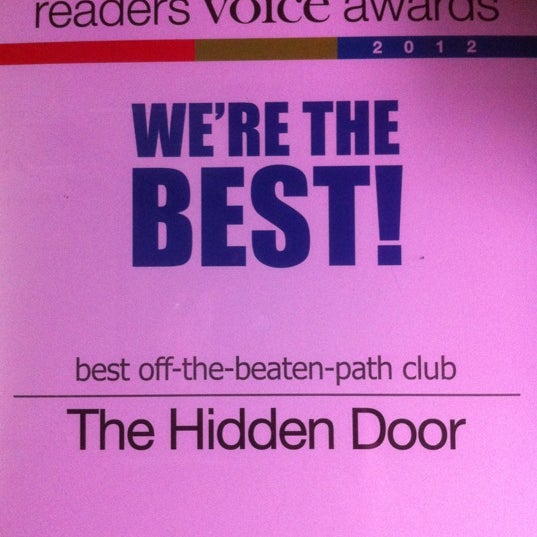 รูปภาพถ่ายที่ Hidden Door โดย The Hidden Door เมื่อ 2/23/2012