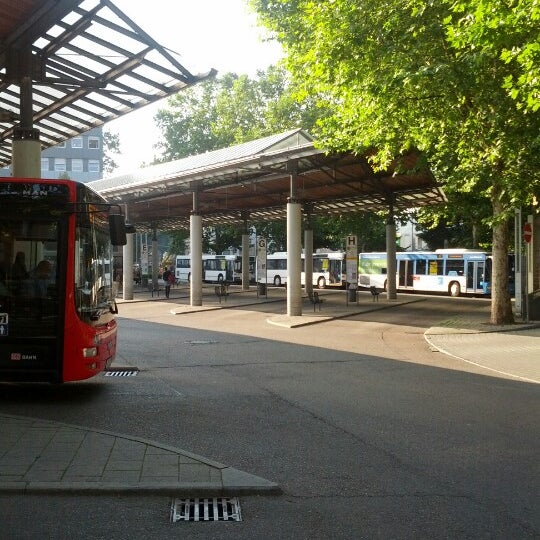 Photo taken at Zentraler Omnibusbahnhof Göppingen (ZOB) by Holle on 7/25/2012