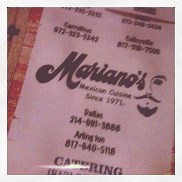 Photo taken at Mariano&#39;s Mexican Cuisine by J.R. A. on 5/3/2012