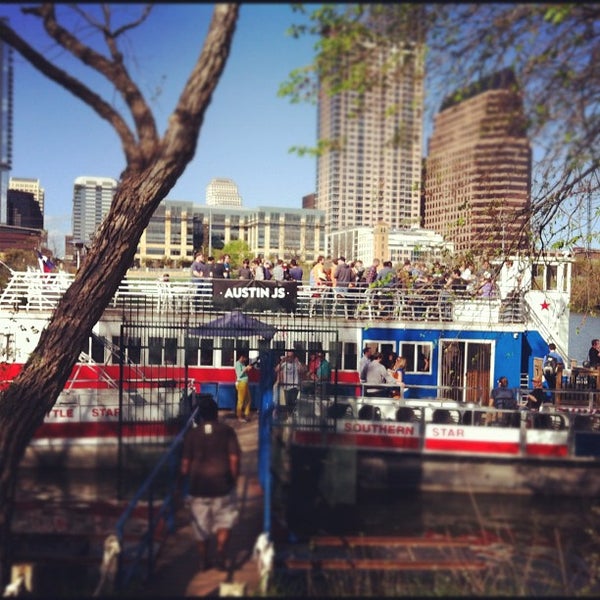 Photo taken at Lone Star Riverboat by Christian S. on 3/11/2012