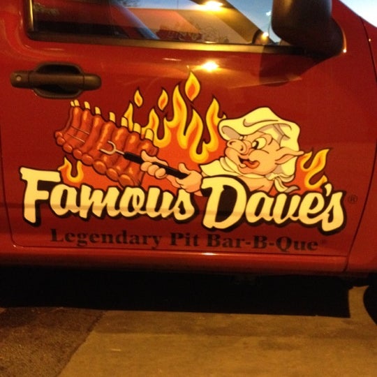 Photo taken at Famous Dave&#39;s by Eddie on 8/26/2012