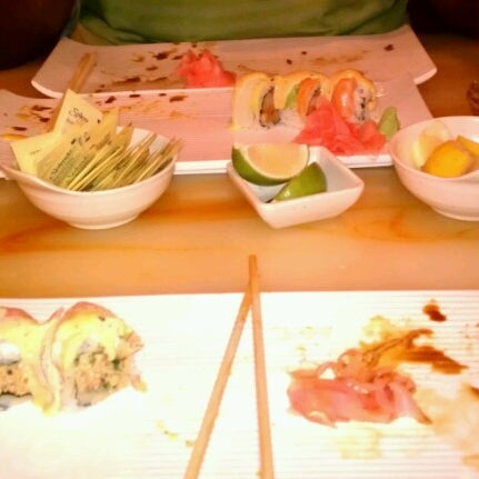 Photo taken at Miyako Hibachi Sushi &amp; Steakhouse by Karla B. on 6/24/2012