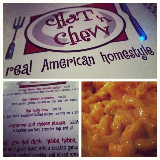 Photo taken at Chat &#39;n Chew by Kaela B. on 5/12/2012