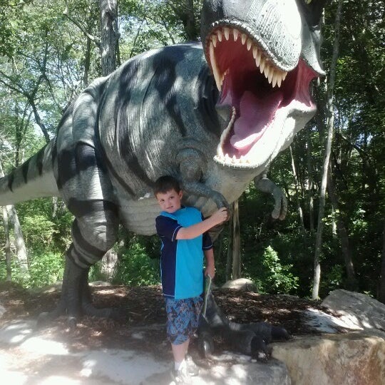 Photo taken at The Dinosaur Place at Nature&#39;s Art Village by ᴡ P. on 7/30/2012