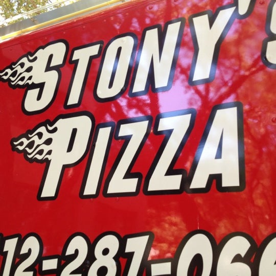 Photo taken at Stony&#39;s Pizza Truck by Ryan P. on 7/31/2012