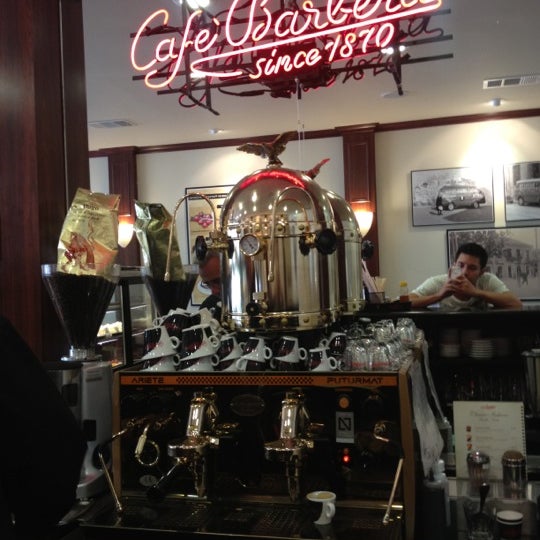 Photo taken at Café Barbera by Cory R. on 8/26/2012