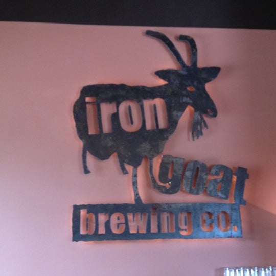 Photo taken at Iron Goat Brewing Co. by ⛳️Aaron⛳️ C. on 6/22/2012