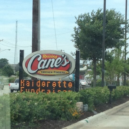 Photo taken at Raising Cane&#39;s Chicken Fingers by Reagan W. on 4/26/2012