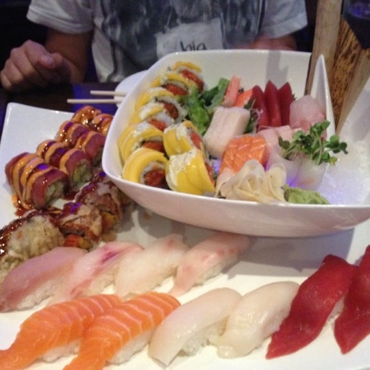 Photo taken at Nishiki Hibachi &amp; Sushi Restaurant by Danielle C. on 4/14/2012