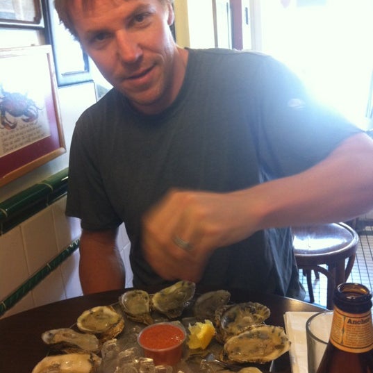 Photo taken at Snockey&#39;s Oyster &amp; Crab House by Dan D. on 4/21/2012