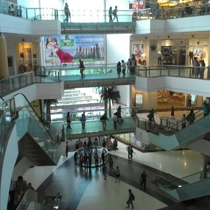 Photo taken at South City Mall by Abhishek D. on 7/2/2012
