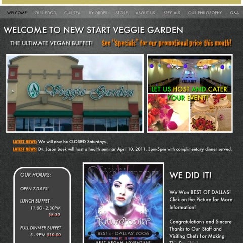 Apparently there's 2 vegan spots in Dallas by the name Veggie Garden in Dallas... Make sure you know you're going to the right one. In this case I went to the wrong one.