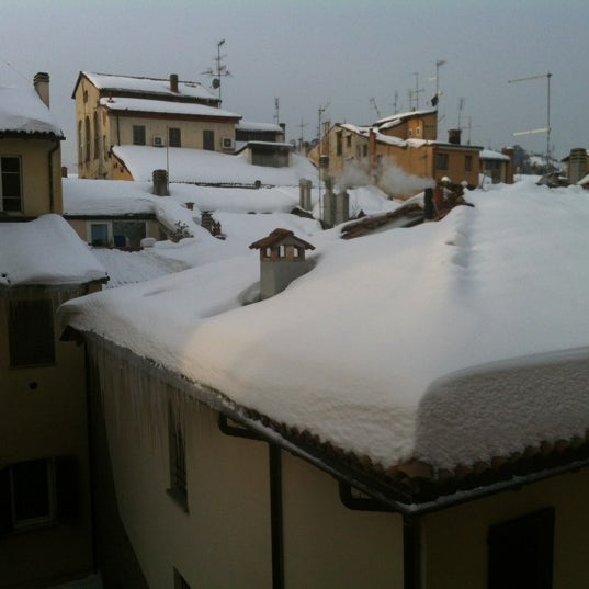 Photo taken at Hotel Touring Bologna by Stuart C. on 2/15/2012
