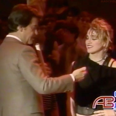 January 14, 1984 - First national TV debut on “American Bandstand”, hosted by Dick Clark.