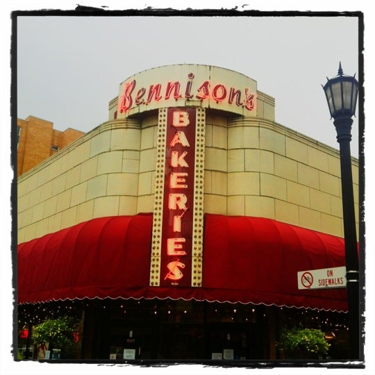 Photo taken at Bennison&#39;s Bakery by Tom O. on 9/2/2012