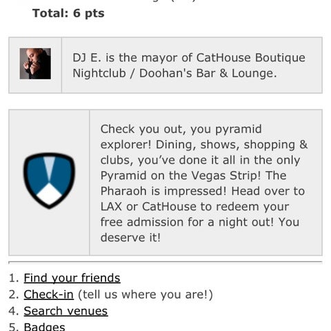 Снимок сделан в CatHouse Boutique Nightclub / Doohan&#39;s Bar &amp; Lounge пользователем A . 3/8/2012