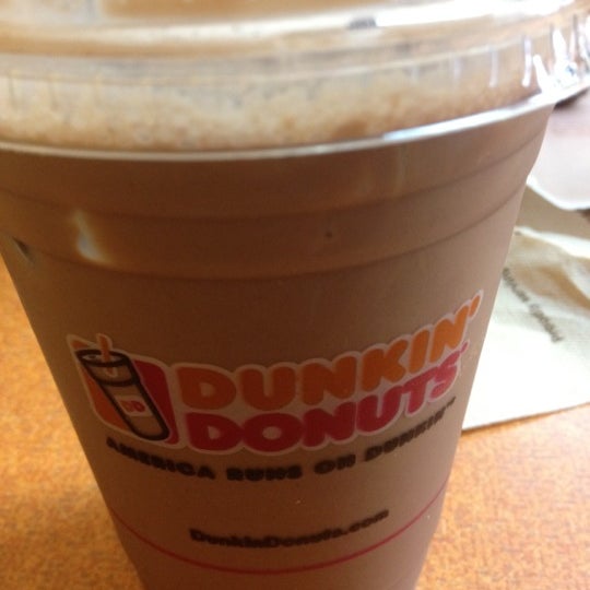 Photo taken at Dunkin&#39; by Kelly C. on 3/15/2012