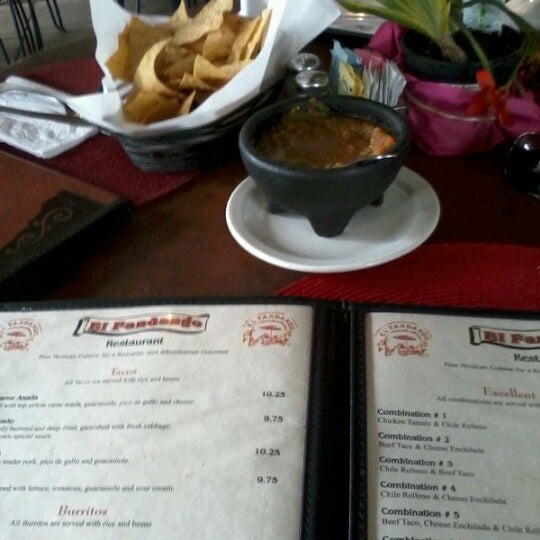 Photo taken at El Fandango Restaurant by Marco P. on 4/11/2012