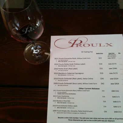 Photo taken at Proulx Wines by Abby L. on 8/3/2012