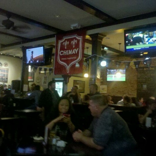 Photo taken at Lucky Baldwin&#39;s Trappiste Pub &amp; Cafe by xina on 4/17/2012