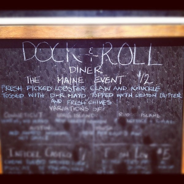 Photo taken at Dock &amp; Roll Diner by Sarah J. on 6/9/2012