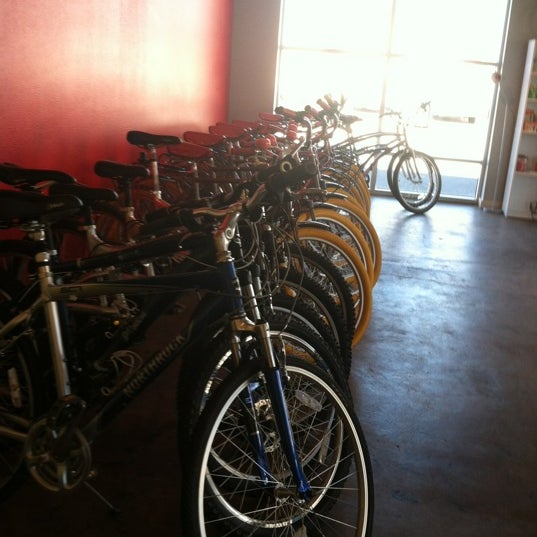 Photo taken at Routes Bicycle Tours &amp; Rentals by Naomi G. on 3/15/2012