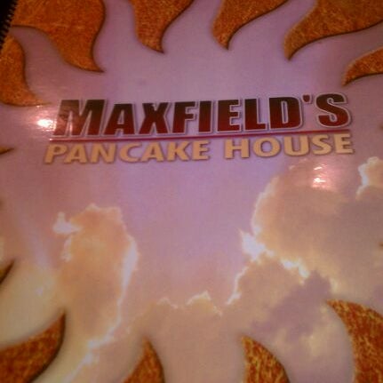 Photo taken at Maxfield&#39;s Pancake House by Allyn S. on 3/11/2012
