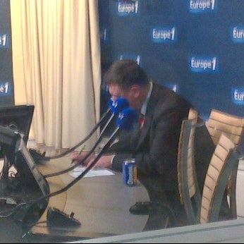 Photo taken at Europe 1 by Emery D. on 5/23/2012