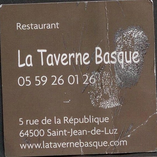la taverne basque st jean de luz
