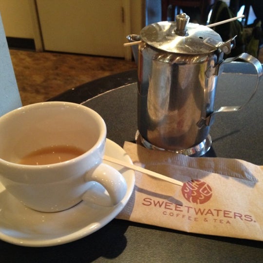 Photo taken at Sweetwaters Coffee &amp; Tea Kerrytown by Mary B. on 4/7/2012