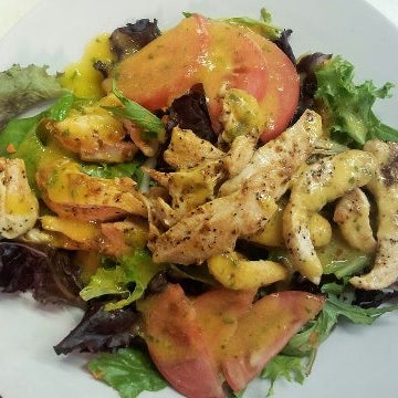 Chicken Salad with mango dressing!!