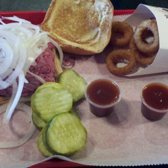 Photo taken at Maverick&#39;s Real Roast Beef by Paul on 3/1/2012
