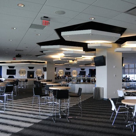 The Shield Club features floor-to-ceiling windows that give fans excellent views of all the activity on the pitch & the Sprint Plaza. It’s also available for galas, banquets, receptions & much more!