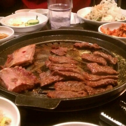 Photo taken at Tozi Korean B.B.Q. Restaurant by kerryberry on 8/1/2012