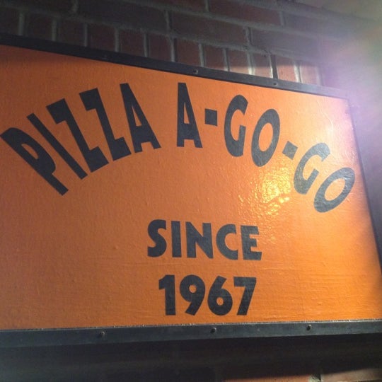 Photo taken at Pizza-A-Go-Go by Chris R. on 4/21/2012