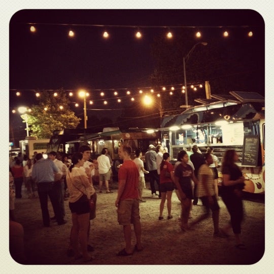 Photo taken at Atlanta Food Truck Park &amp; Market by Josh B. on 4/28/2012