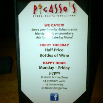 Happy Hour Specials!     (psst,.. Lunch specials are from 11a-4p, Mon-Fri)