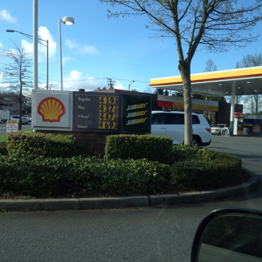 Shell Gas Station (Artık Kapalı) Downtown Olympia 1100 Plum St SE