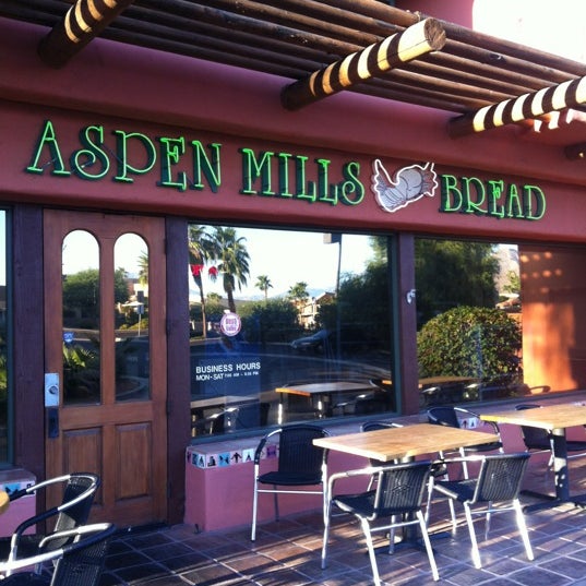 Photo taken at Aspen Mills Bakery &amp; Bread Company by James J. on 9/1/2012