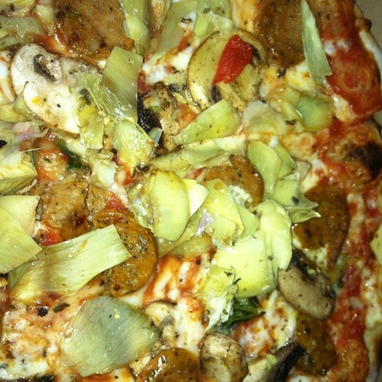 try the proto pie and add mushrooms and artichokes! hmmmm