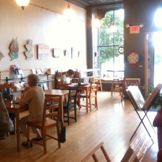 Photo taken at The Block Gallery &amp; Coffeehouse by john f. on 8/17/2012