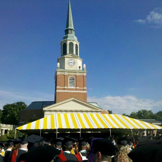 Photo taken at Wake Forest University by Tim D. on 5/21/2012