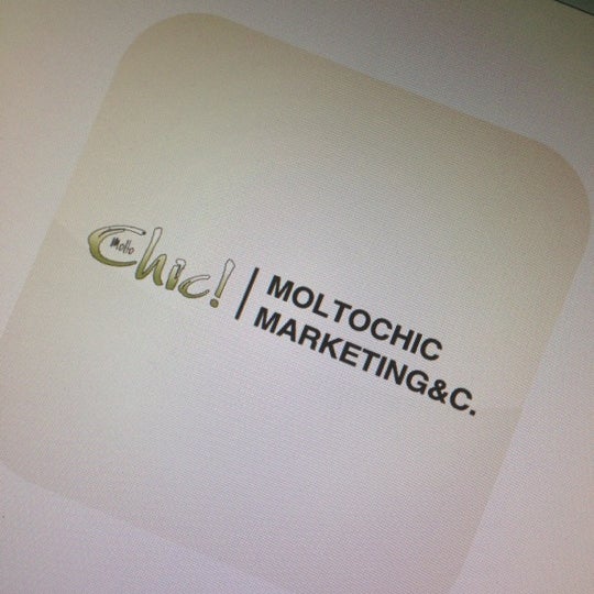 Photo taken at Moltochic Marketing&amp;c by francesco i. on 7/10/2012